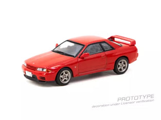 Tarmac 1:64 J-Col Nissan Skyline GT-R ( BNR32)  RED