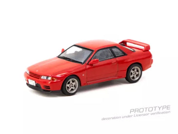 Tarmac 1:64 J-Col Nissan Skyline GT-R ( BNR32)  RED