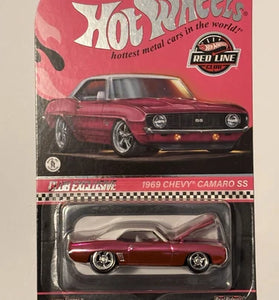 HOT WHEELS RLC PINK 1969 CHEVY CAMARO SS