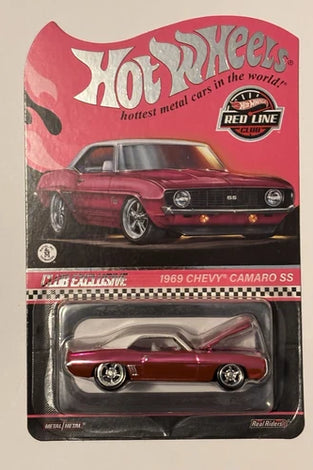HOT WHEELS RLC PINK 1969 CHEVY CAMARO SS