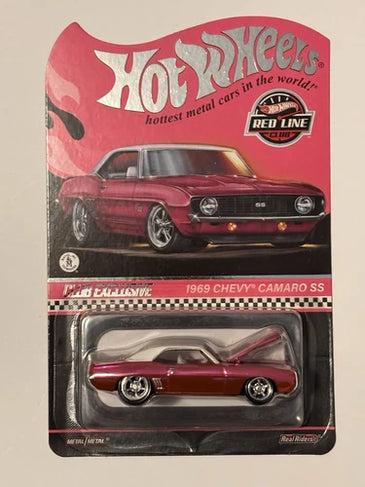 HOT WHEELS RLC PINK 1969 CHEVY CAMARO SS
