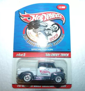 HOT WHEELS 21ST ANNUAL COLLECTORS CONVENTION 50'S CHEVY TRUCK 1/3000