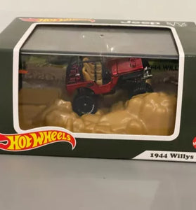HOT WHEELS RLC RED 1944 WILLYS MB