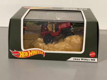 HOT WHEELS RLC RED 1944 WILLYS MB