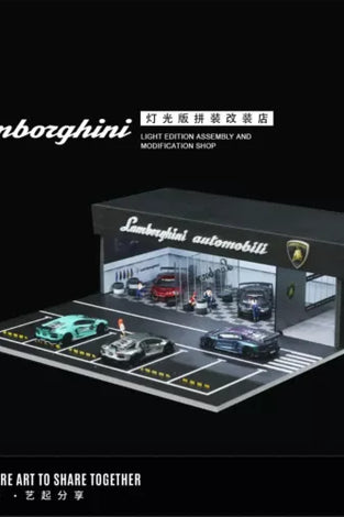 MORE ART LAMBORGHINI MODIFICATION SHOP DIORAMA