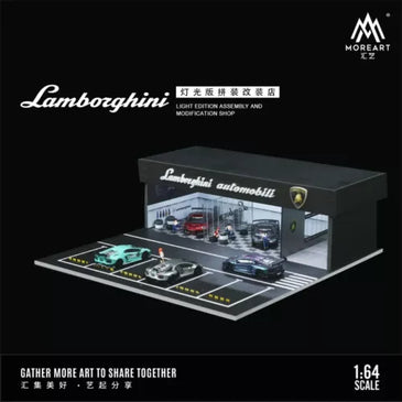 MORE ART LAMBORGHINI MODIFICATION SHOP DIORAMA