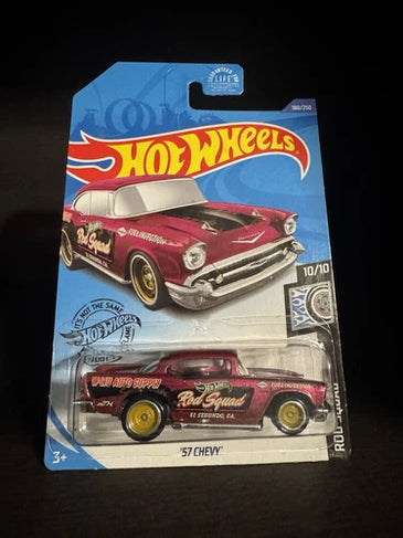 HOT WHEELS SUPER TREASURE HUNT PINK '57 CHEVY BEL AIR