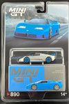 MINI GT CHASE #890 BUGATTI EB110 SUPR SPORT BLUE BUGATTI