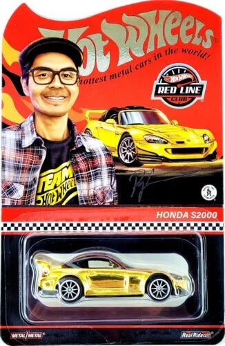 HOT WHEELS RLC GOLD HONDA S2000