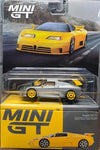 MINI GT RAW CHASE #866 BUGATTI EB110 SUPER SPORT GIALLO BUGATTI