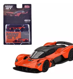 MINI GT #678 ASTON MARTIN VALKYRIE MAXIMUM ORANGE