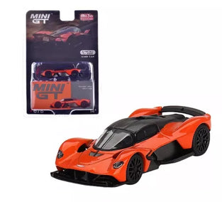 MINI GT #678 ASTON MARTIN VALKYRIE MAXIMUM ORANGE