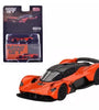 MINI GT #678 ASTON MARTIN VALKYRIE MAXIMUM ORANGE