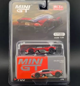 MINI GT #766 ASTON MARTIN VALKYRIE HYPER RED