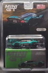 MINI GT #600 ASTON MARTIN VALKYRIE RACING GREEN