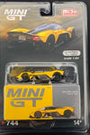 MINI GT #744 ASTON MARTIN VALKYRIE SUNBURST YELLOW