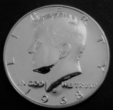 1968-S 40% SILVER PROOF KENNEDY HALF DOLLAR