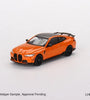 Mini GT 1:64 BMW M4 M-Performance (G82) – Fire Orange – Mijo Exclusives