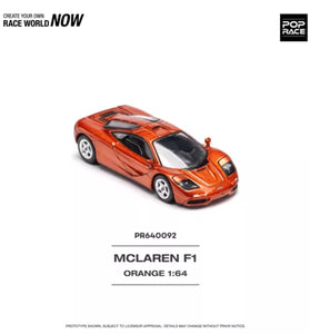 POP RACE - PR64-0092 - McLAREN F1 ORANGE