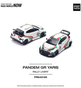 POPRACE 1/64 PANDEM GR YARIS - RALLY LIVERY