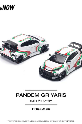 POPRACE 1/64 PANDEM GR YARIS - RALLY LIVERY