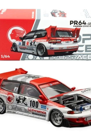 Pop Race Honda Pandam Civic EG6 FOSHAN Event 1/64 PR640155