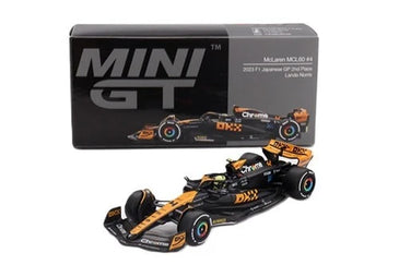 Mini GT 1:64 McLaren MCL60 #4 Lando Norris 2023 F1 Japan GP 2nd Place MGT00767