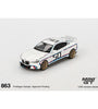 MINI GT BMW 3.0 CSL #50 M POWER 1/64 DIECAST MODEL CAR WHITE MGT00863