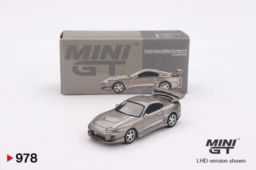 Mini GT Toyota Supra VeilSide Combat V-11 Combat Grey RHD MGT00978-R