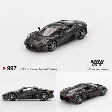 MINI GT 1/64 JAGUAR C-X75 TEST CAR (LHD) MGT00997-L