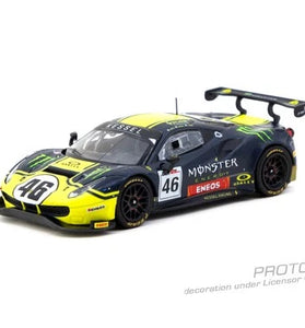 Tarmac Works 1:64 Ferrari 488 GT3 Gulf 12 Hours 2019 #46 T64-072-19GUF46