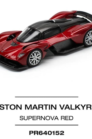 Pop Race Aston Martin Valkyrie - Supernova Red 1:64 Scale Diecast Car PR640152