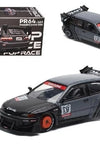 Pop Race 1:64 Pandem Civic EG6 Mk5 Rocket Bunny Black Kanjozoku Car