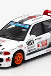 INNO 64 WHITE MITSUBISHI LANCER EVOLUTION III "TRACKERZ RACING"