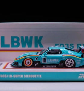 INNO64 1/64 LBWK RX7 (FD3S) LB-SUPER SILHOUETTE 2024 Beijing Exclusive
