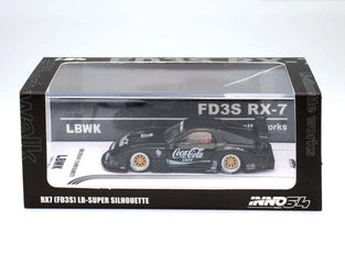 INNO 64 LBWK RX-7 (FD3S) LB-SUPERSILHOUETTE BLACK COCA COLA