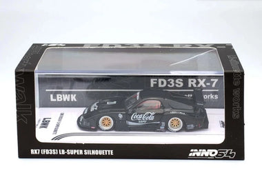 INNO 64 LBWK RX-7 (FD3S) LB-SUPERSILHOUETTE BLACK COCA COLA
