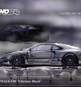 INNO 64 LBWK FERRARI F40 BLACK CHROME