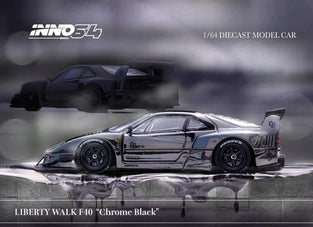 INNO 64 LBWK FERRARI F40 BLACK CHROME