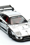INNO 64 LBWK FERRARI F40 CHROME SILVER