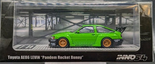 INNO 64 TOYOTA AE86 LEVIN GREEN APPLE PANDEM ROCKET BUNNY