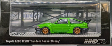 INNO 64 TOYOTA AE86 LEVIN GREEN APPLE PANDEM ROCKET BUNNY