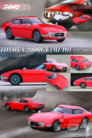 INNO 64 RED TOYOTA 2000GT (MF10)