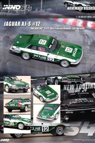 INNO 64 GREEN TWR RACING ETCC FRANCORCHAMPS 1984 WINNER JAGUAR XJ-S #12