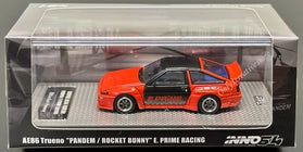 INNO 64 AE86 TRUENO "PANDEM/ROCKET BUNNY E PRIME RACING ORANGE/BLACK