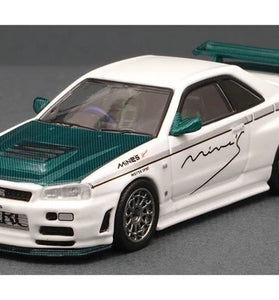 INNO64 RED NISSAN SKYLINE GT-R (R33) NISMO 400R