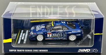 INNO64 SUPER TAIKYU SERIES 2002 WINNER NISSAN SKYLINE GT-R (R34) ENDLESS #3
