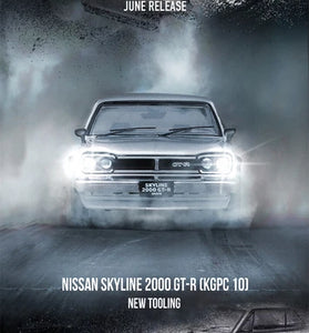 INNO64 SILVER NISSAN SKYLINE 2000 GT-R (KPGC10)