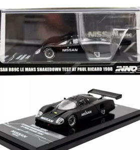 INNO64 BLACK NISSAN 89C LE MANS SHAKEDOWN TEST AT PAUL RICHARD 1988