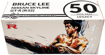 INNO64 BRUCE LEE WHITE NISSAN SKYLINE GT-R (R32)